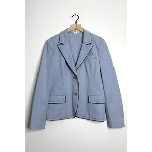ST. JOHN SPORT Cotton Tipped Blazer Jacket